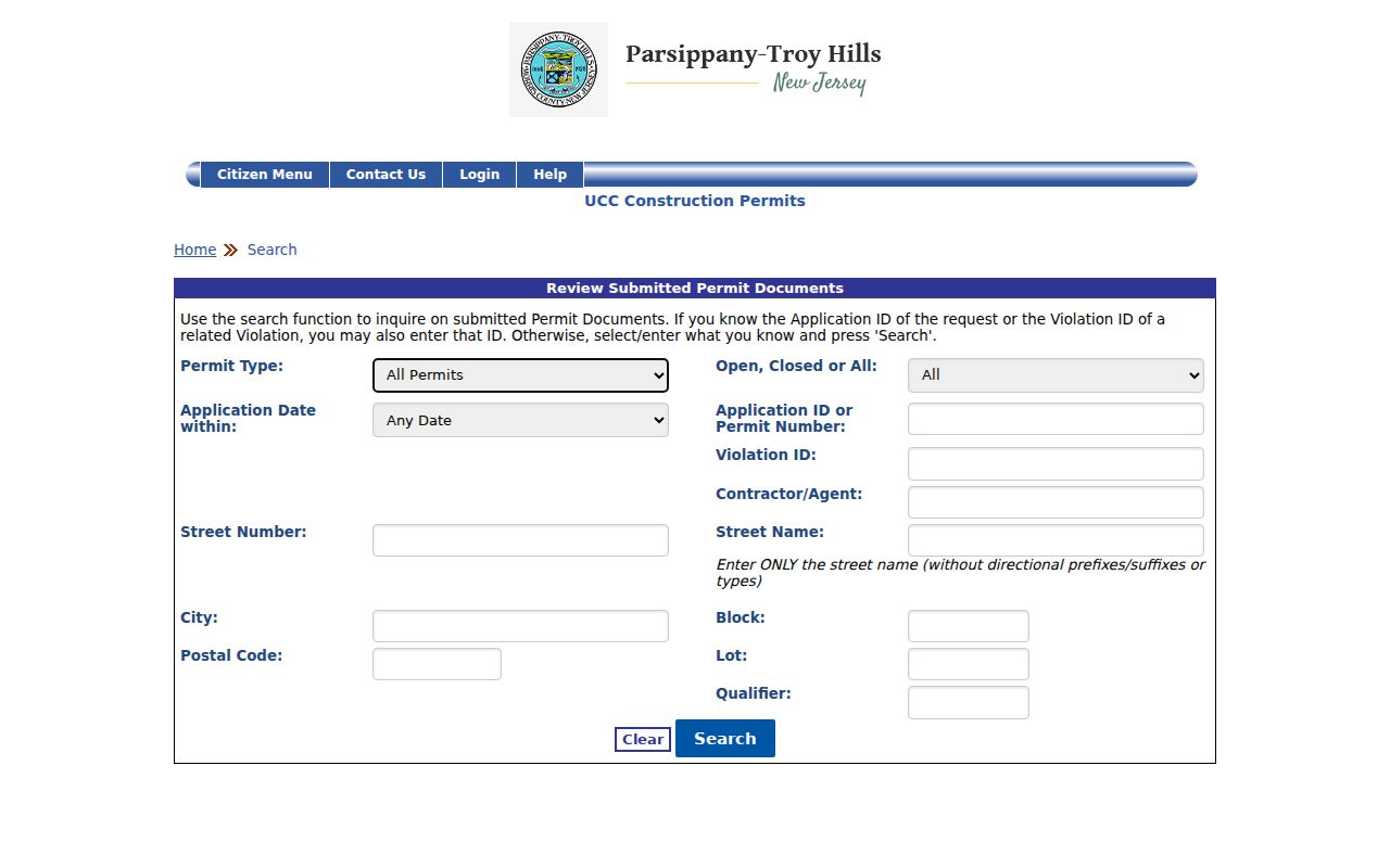 Parsippany-Troy Hills residents directory FastTrack property search