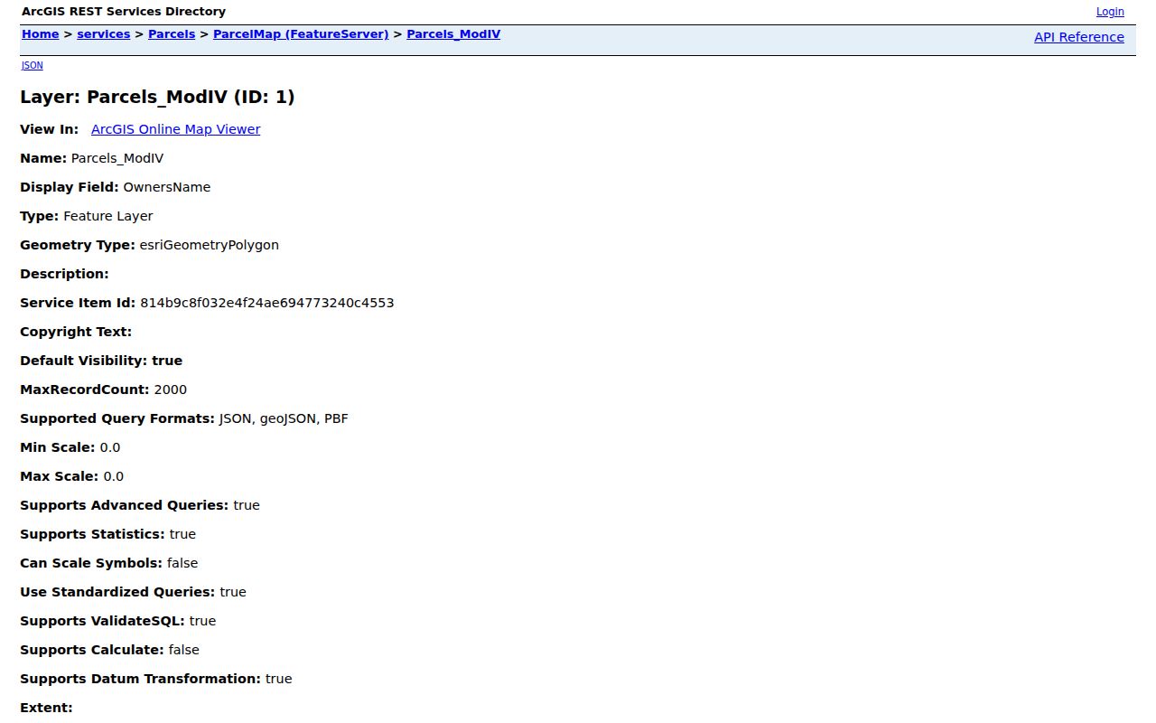 Parsippany-Troy Hills neighbors parcel feature layer for block lookup and public parcel attributes